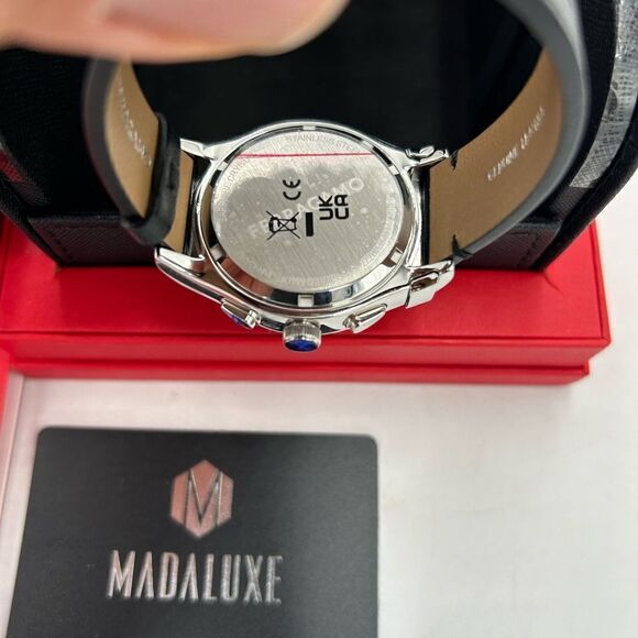 Men’s Ferragamo 1927 chronograph stainless steel 41 mm watch Swiss made - Picture 6 of 12